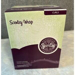Scentsy Wrap CURLS Full Size Metal Warmer Wrap Only-NEW! RETIRED